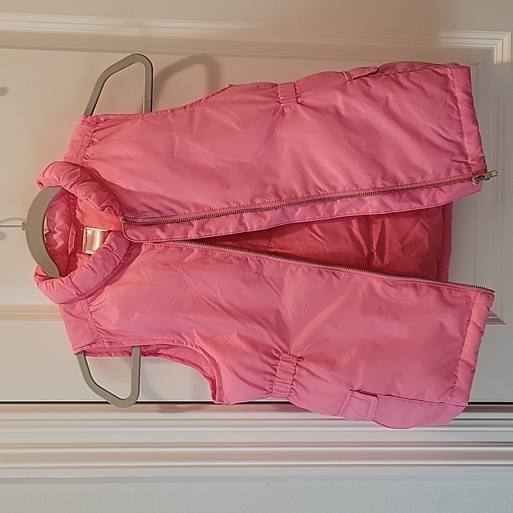Girls 10-12 Pink Puffer vest
